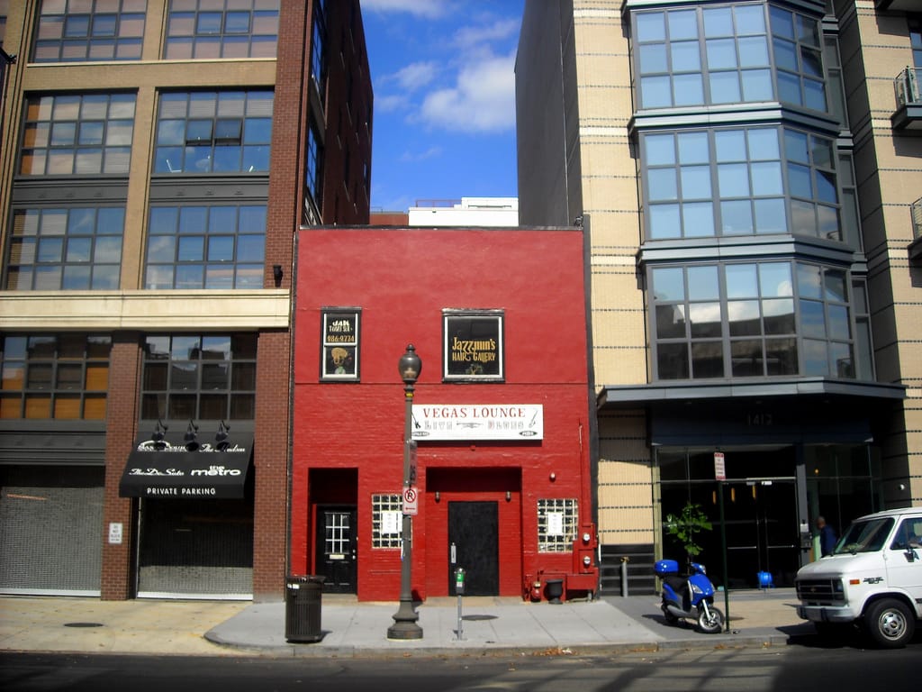 Vegas Lounge in Washington, DC, between new construction (photo by Josh/Flickr)