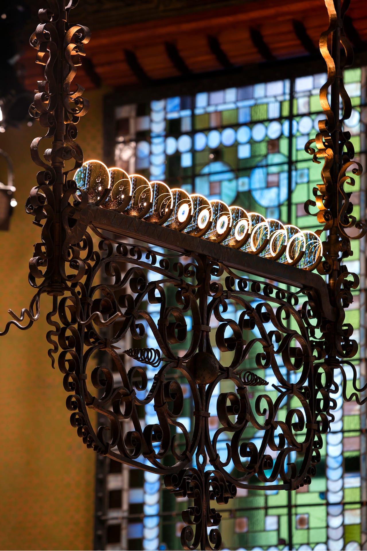 Detail of the restored and revitalized Veterans Room