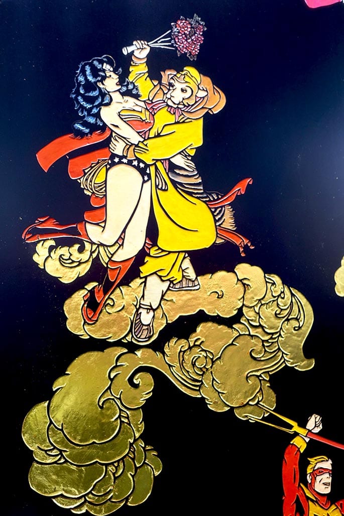 "Pow Pow Pow" (detail)