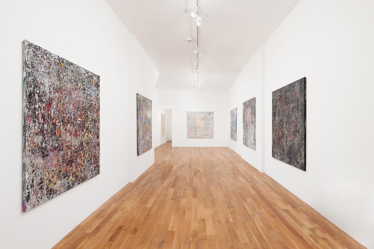 Installation view of 'Reading Color: Artforum 1965–2015' at Gildar Gallery (all photos by Wes Magyar, courtesy the artist and Gildar Gallery)