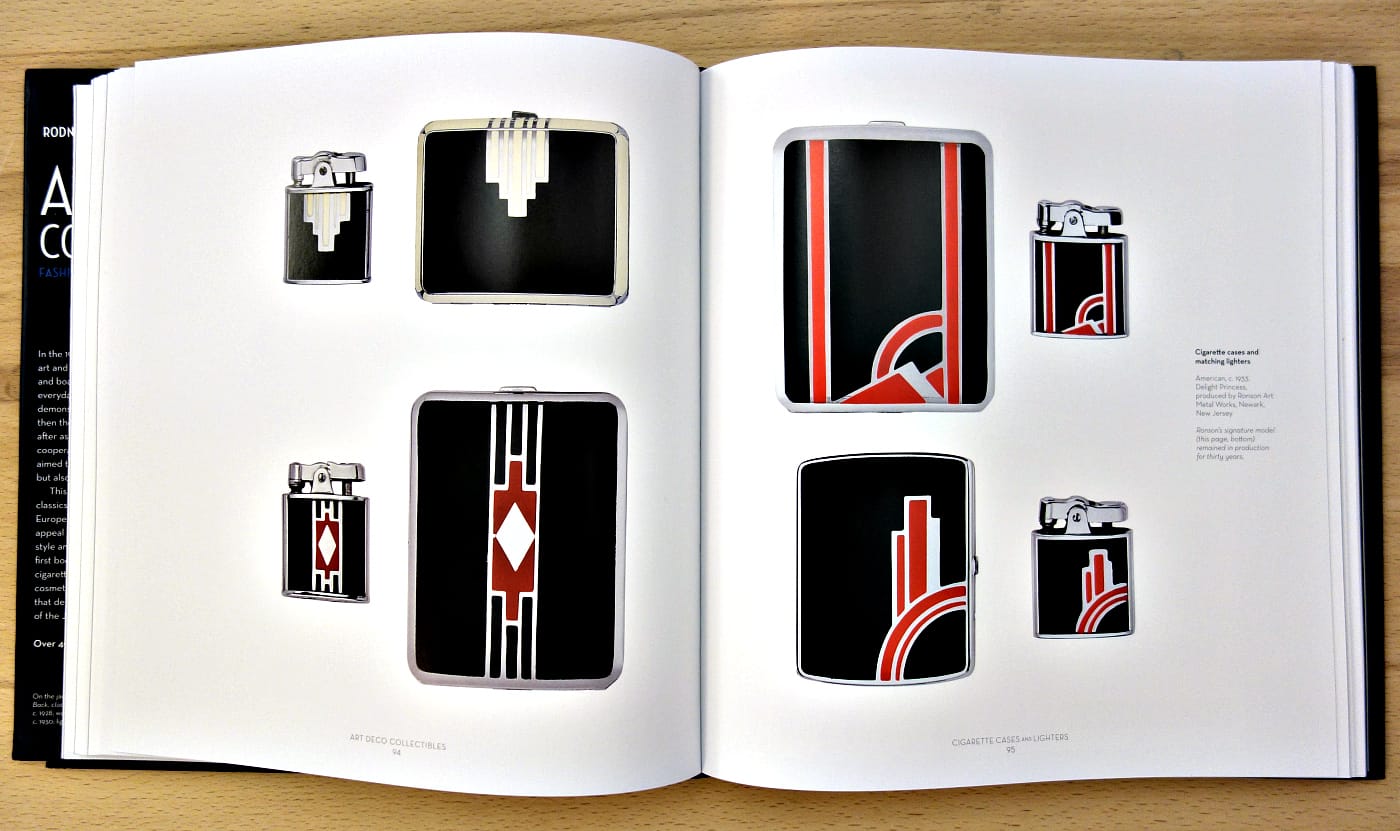 Pages from 'Art Deco Collectibles' (photo of the book for Hyperallergic)