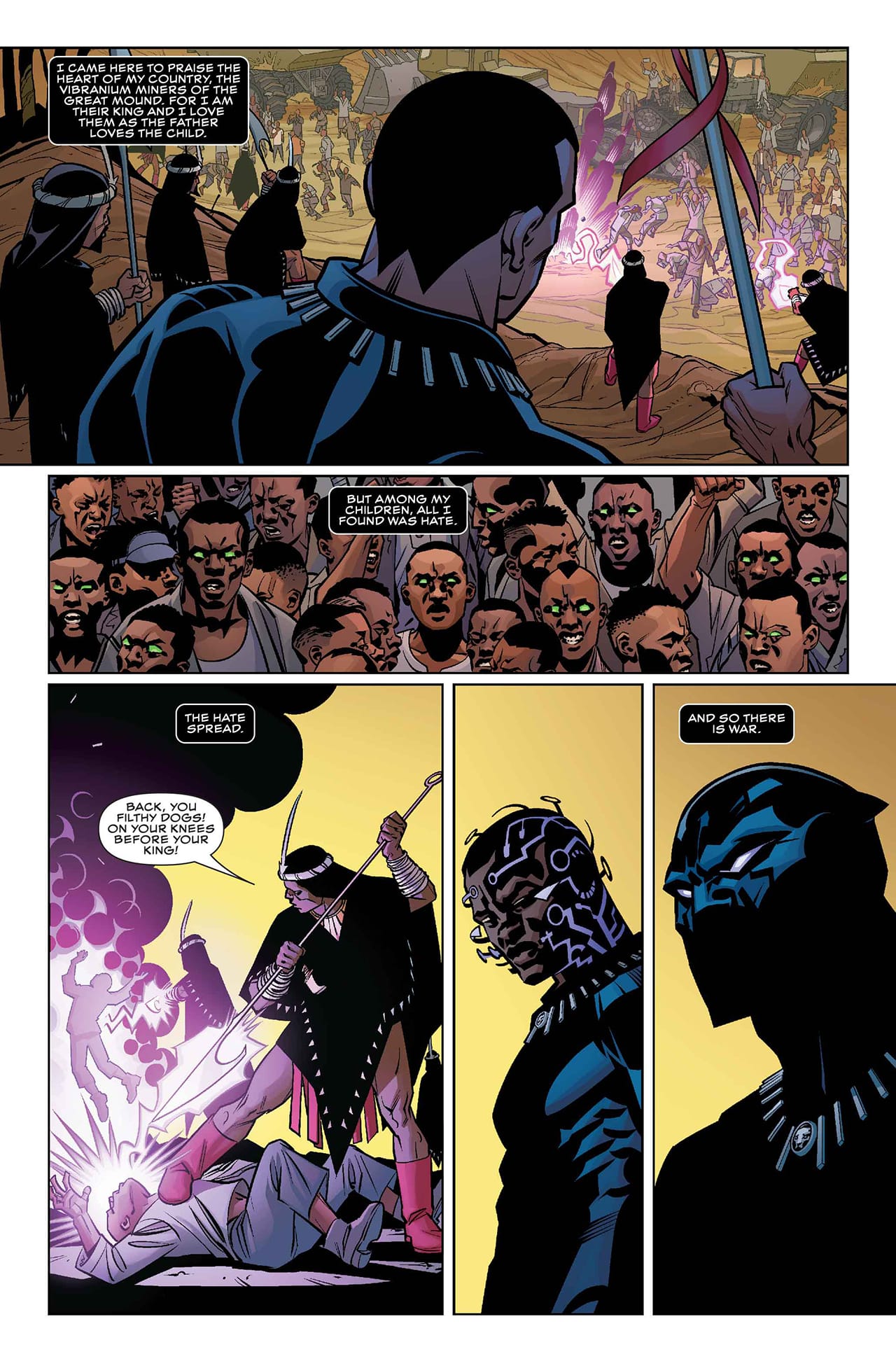 Page from 'Black Panther' (click to enlarge)