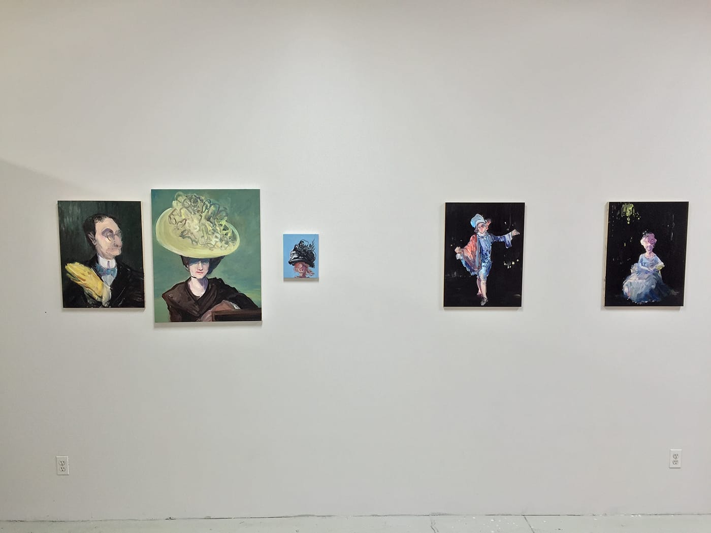 Installation view, 'Deborah Brown: Parlor Games' at ART 3 (all images © Deborah Brown, courtesy Lesley Heller Workspace and ART 3 gallery) (click to enlarge)