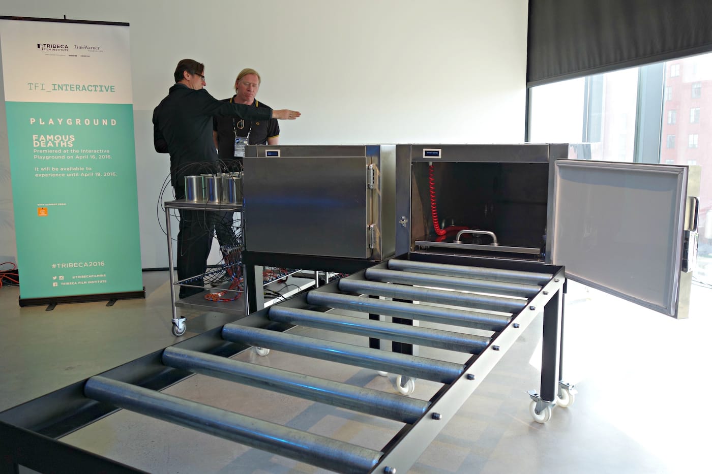 'Famous Deaths' installation view