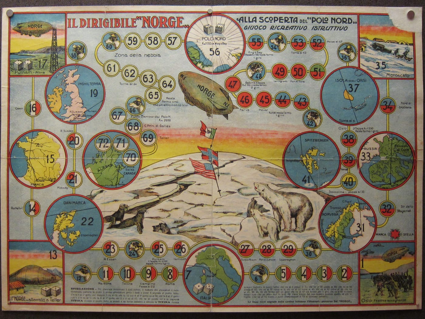 "Il Dirigible 'Norge'" (c. 1926) (click to enlarge)