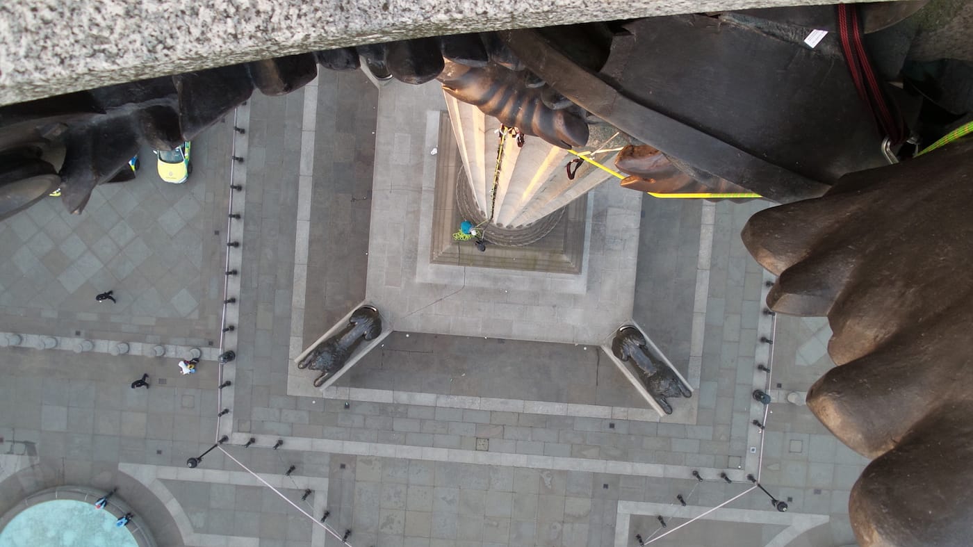 The view from Nelson’s Column (photo © Jiri Rezac / Greenpeace)