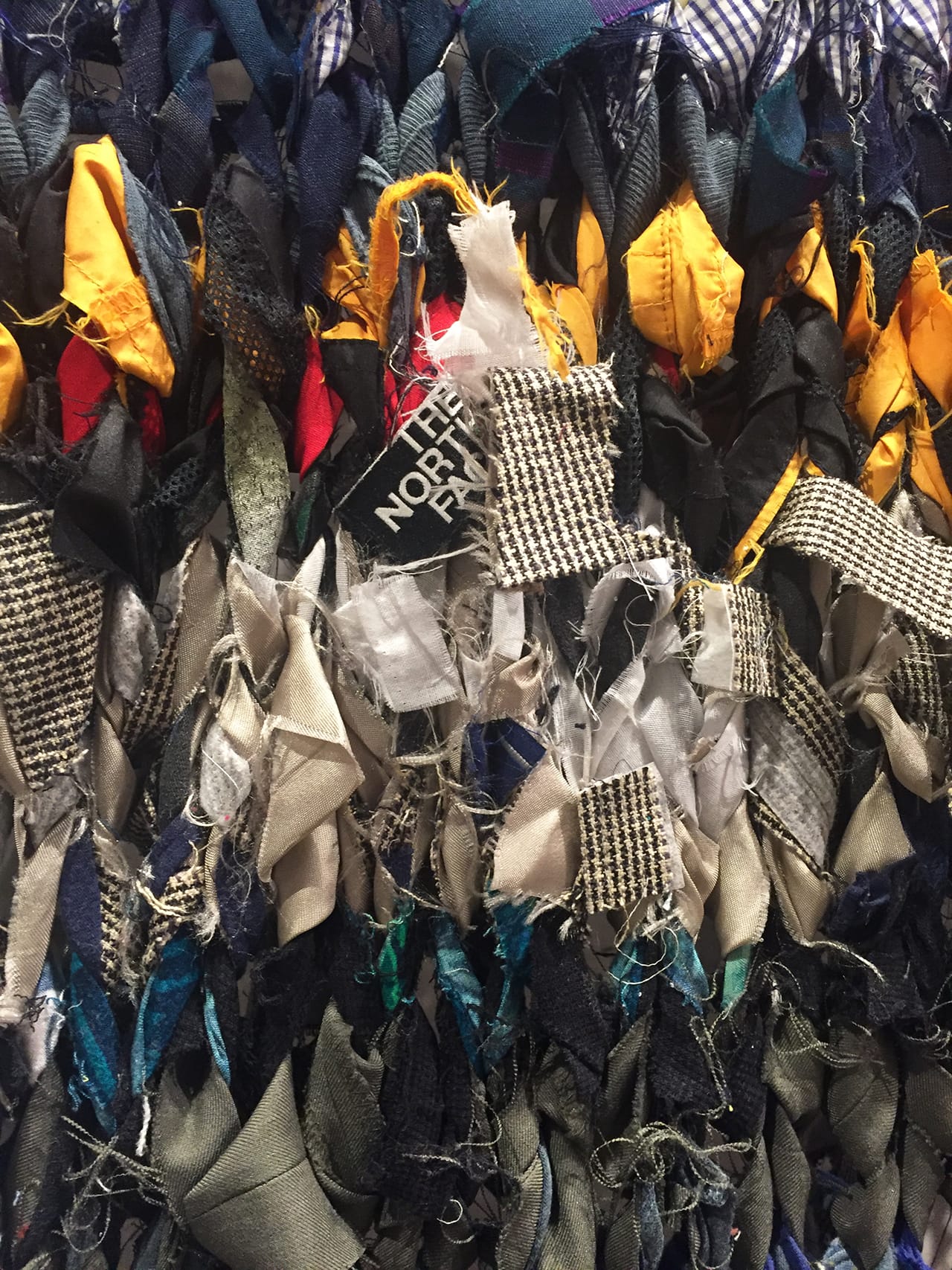 Detail of Emma Levitt’s "In the Presence of Absence" (all photos by the author for Hyperallergic unless otherwise noted)