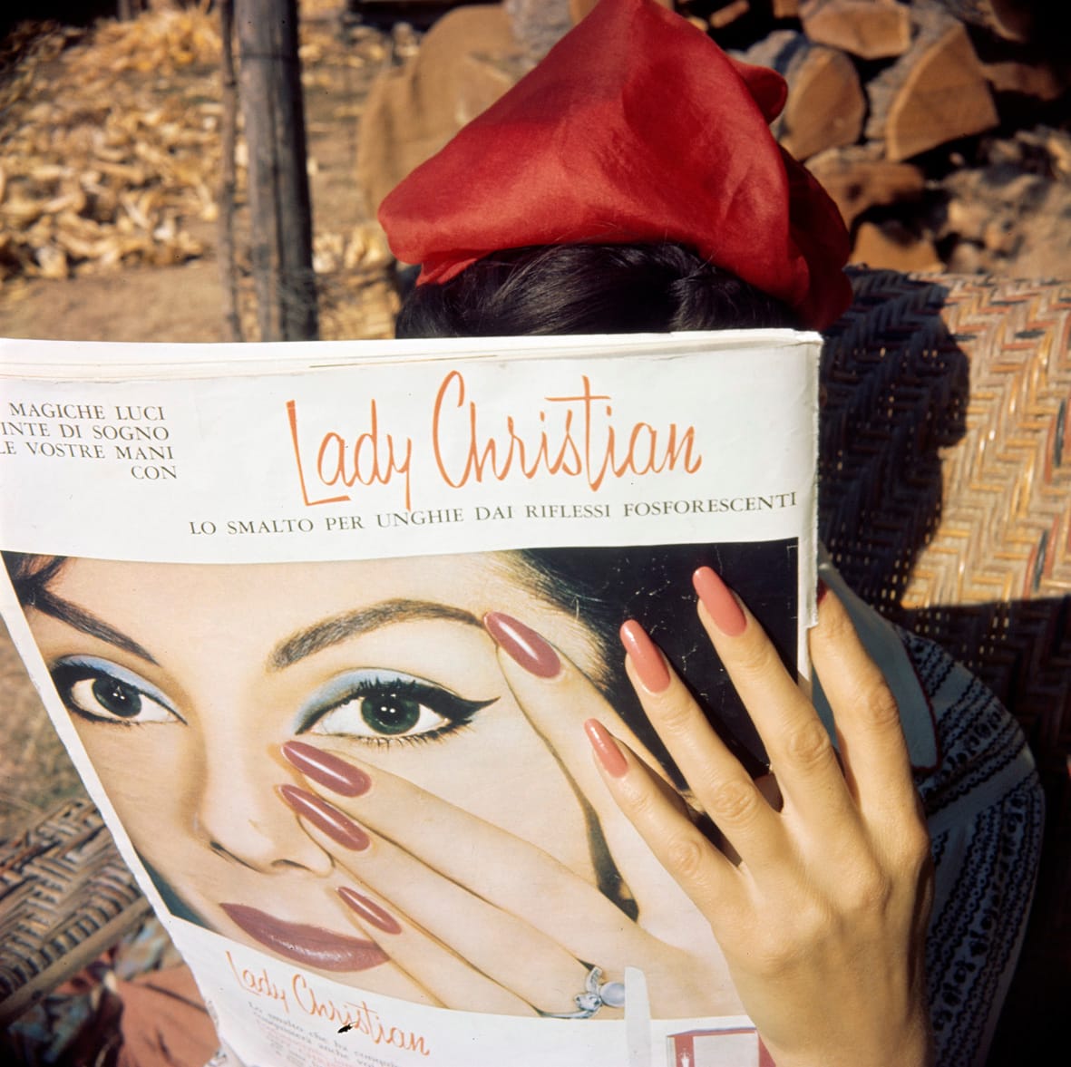 Jacques Henri Lartigue, “Le Mains de Florette, Brie le Neflier, 1961,” published in 'Lartigue, Life in Color,' Abrams, September 2015 (© Ministère de la Culture - France / AAJHL, courtesy Hyperion Press Ltd., New York)