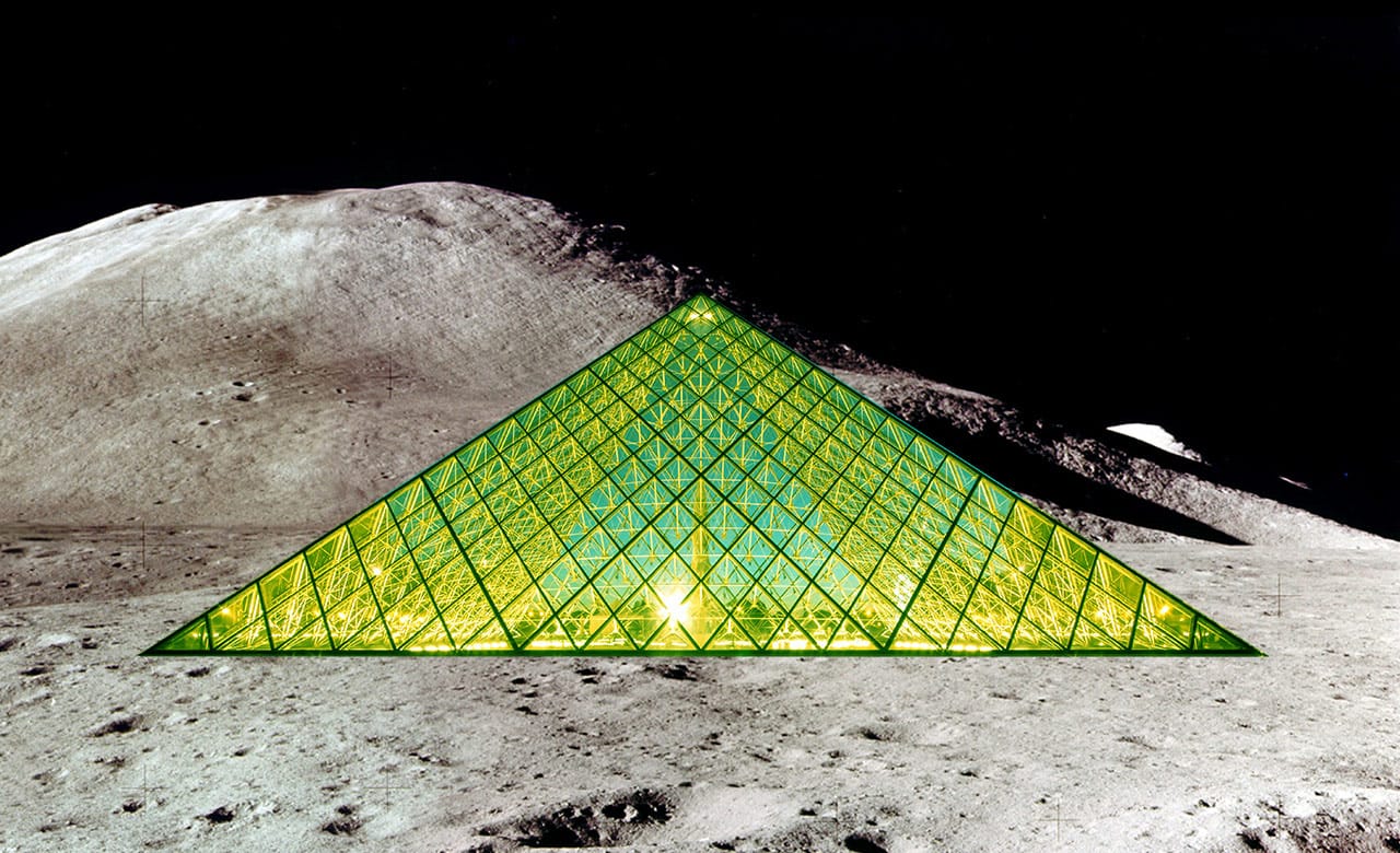 A rendering of the Louvre Lune (courtesy the Louvre)
