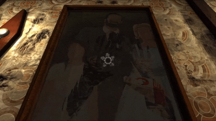 Scene from the game 'Nevermind' (GIF by the author for Hyperallergic, via Vimeo)