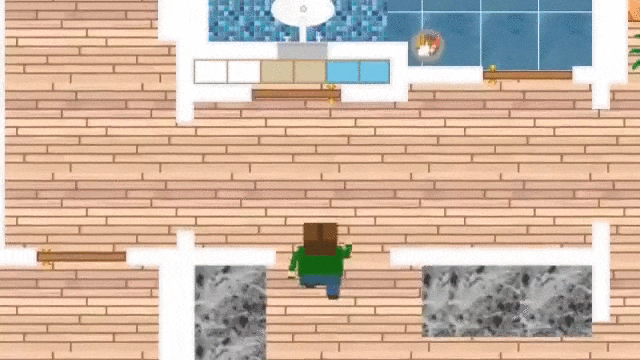 Scene from 'Obsessive Compulsive Disorder' by Brian Adams Douglas (GIF by the author for Hyperallergic, via Instagram)