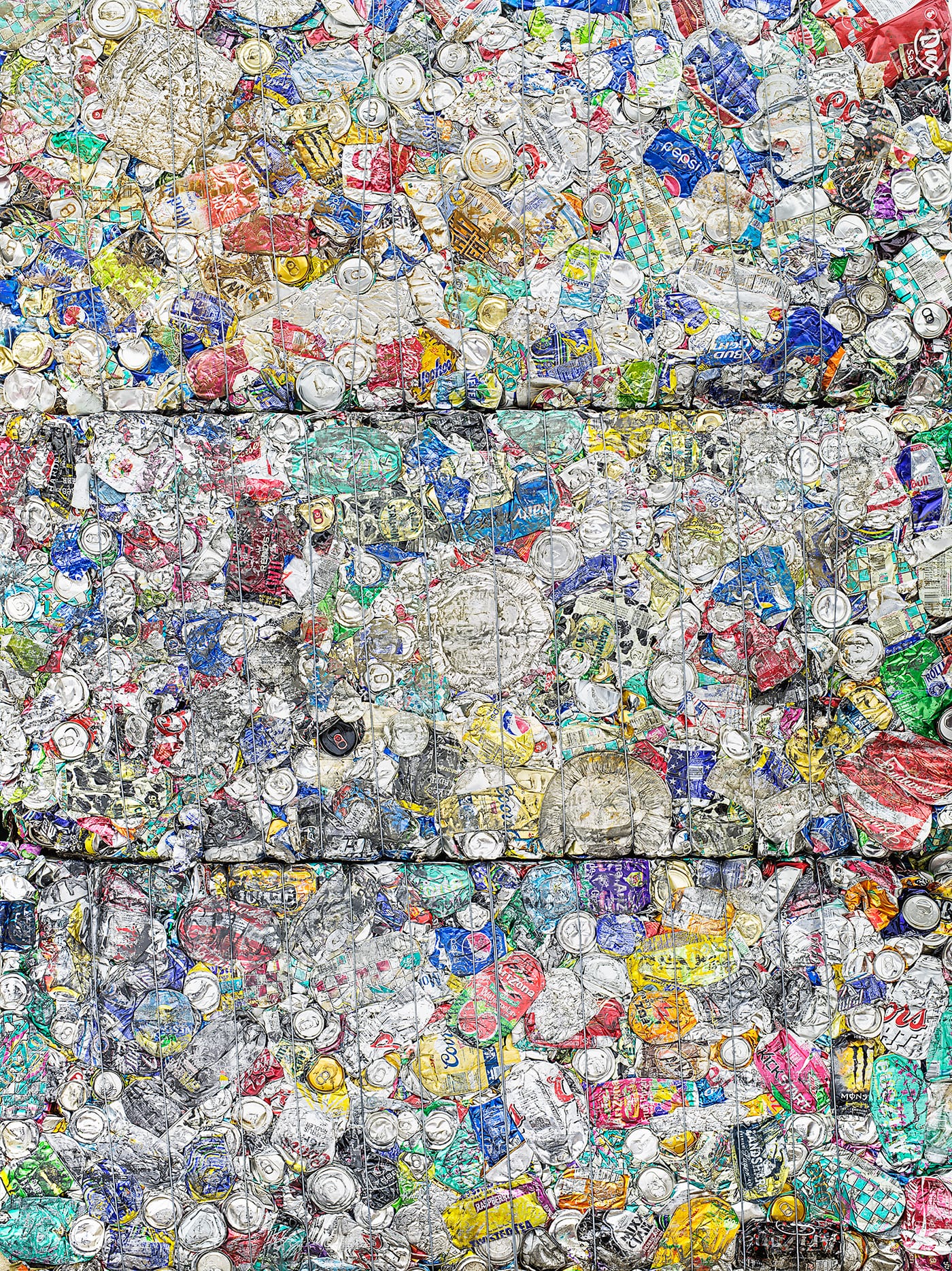 Stephen Wilkes, "Recycled Aluminum Can Study #1" (2015) (courtesy Monroe Gallery of Photography)