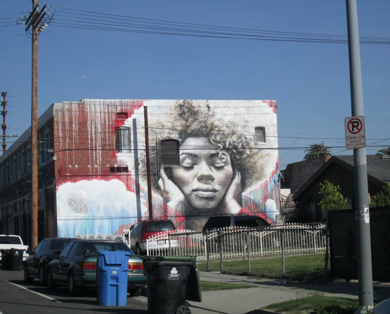 A mural by Starfighter for #SmileSouthCentral