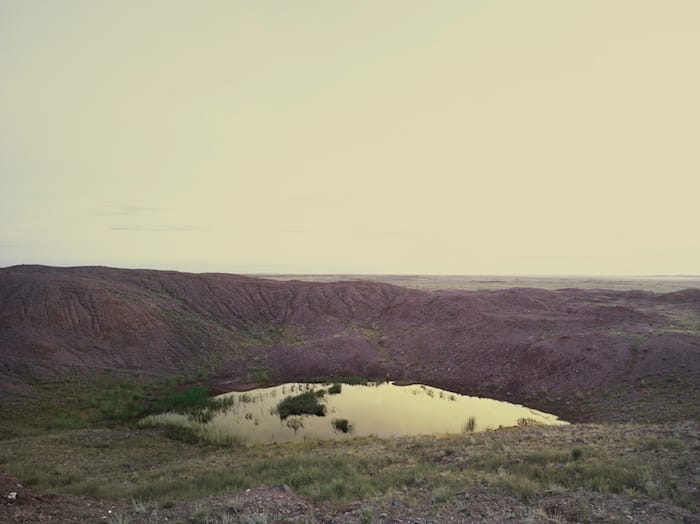 The Polygon Nuclear Test Site XI, (Wrinkled Crater), Kazakhstan 2011