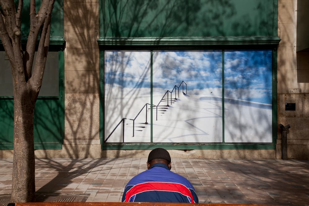 USA. Rochester, NY. 2012. Early morning on Main street.