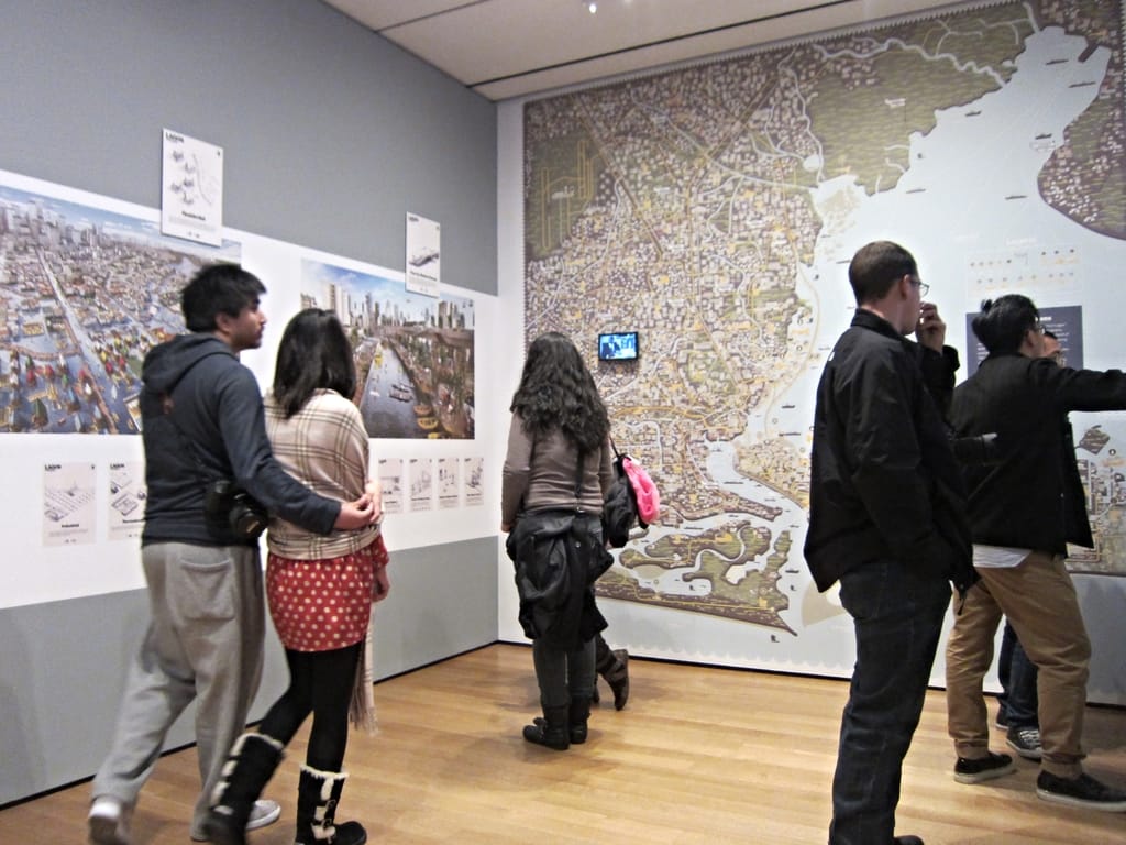 Exhibition view of 'Uneven Growth: Tactical Urbanisms for Expanding Megacities,' on view from November 2014 through May 2015