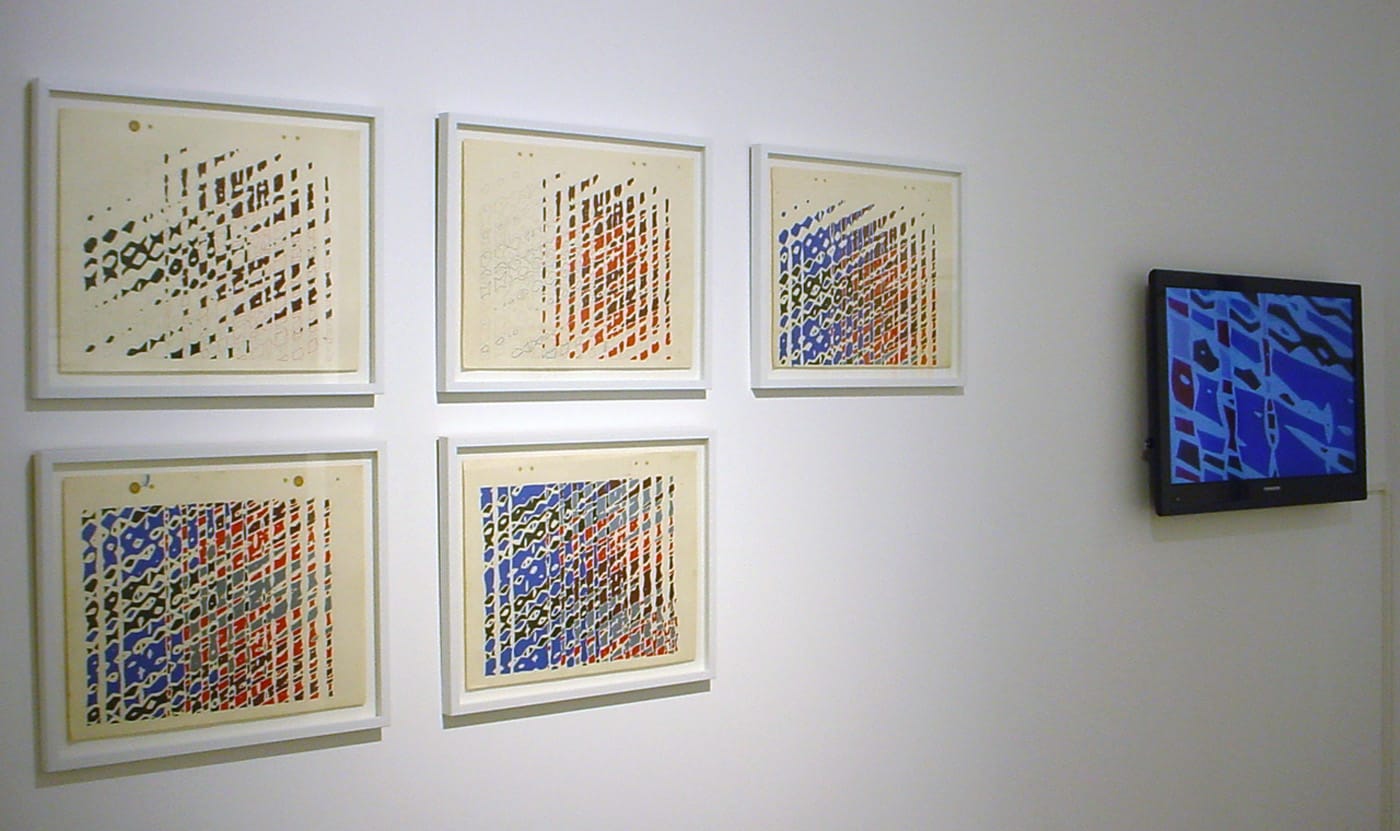 Partial installation view of 'Pénélope' (photo by the author for Hyperallergic)