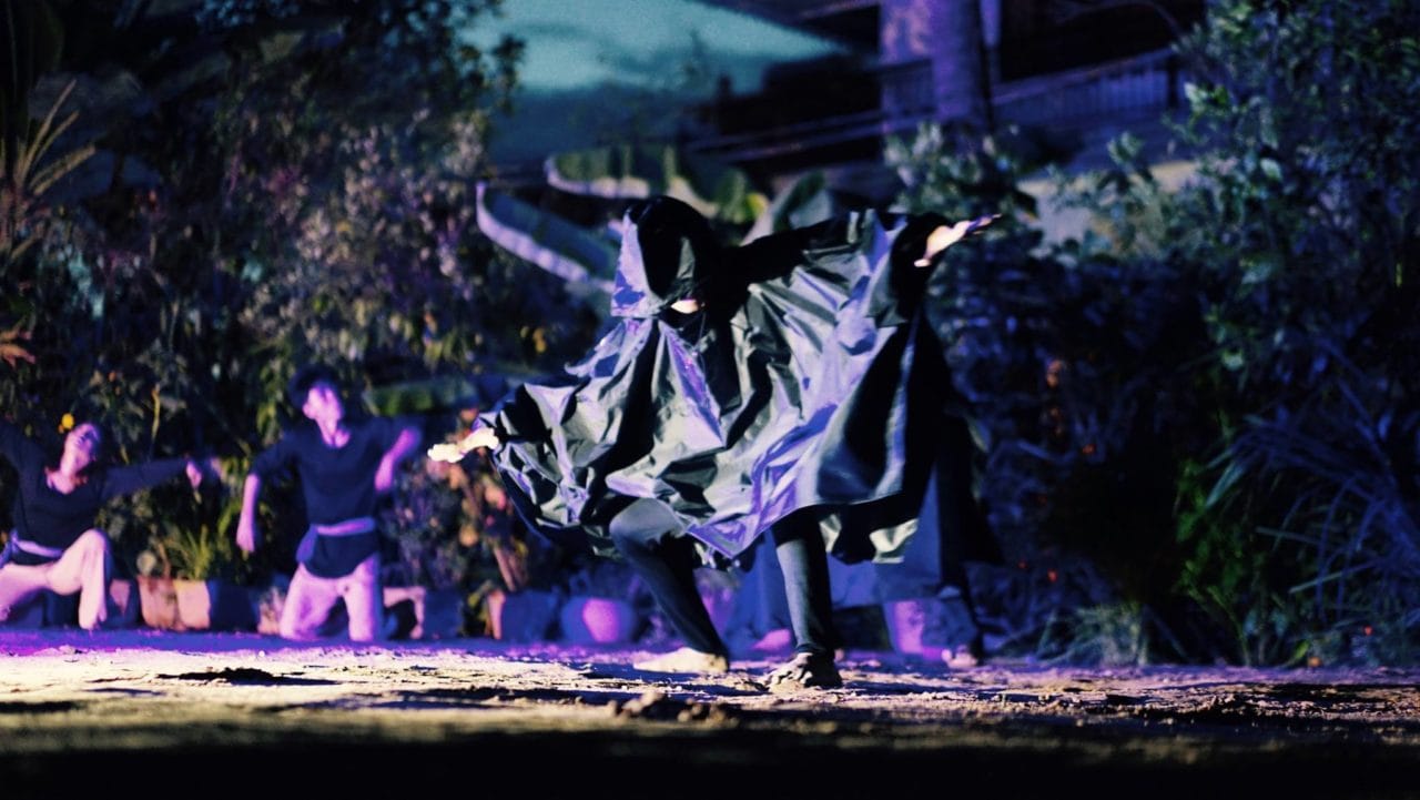 Image of the Rainmaker performance. Image courtesy .