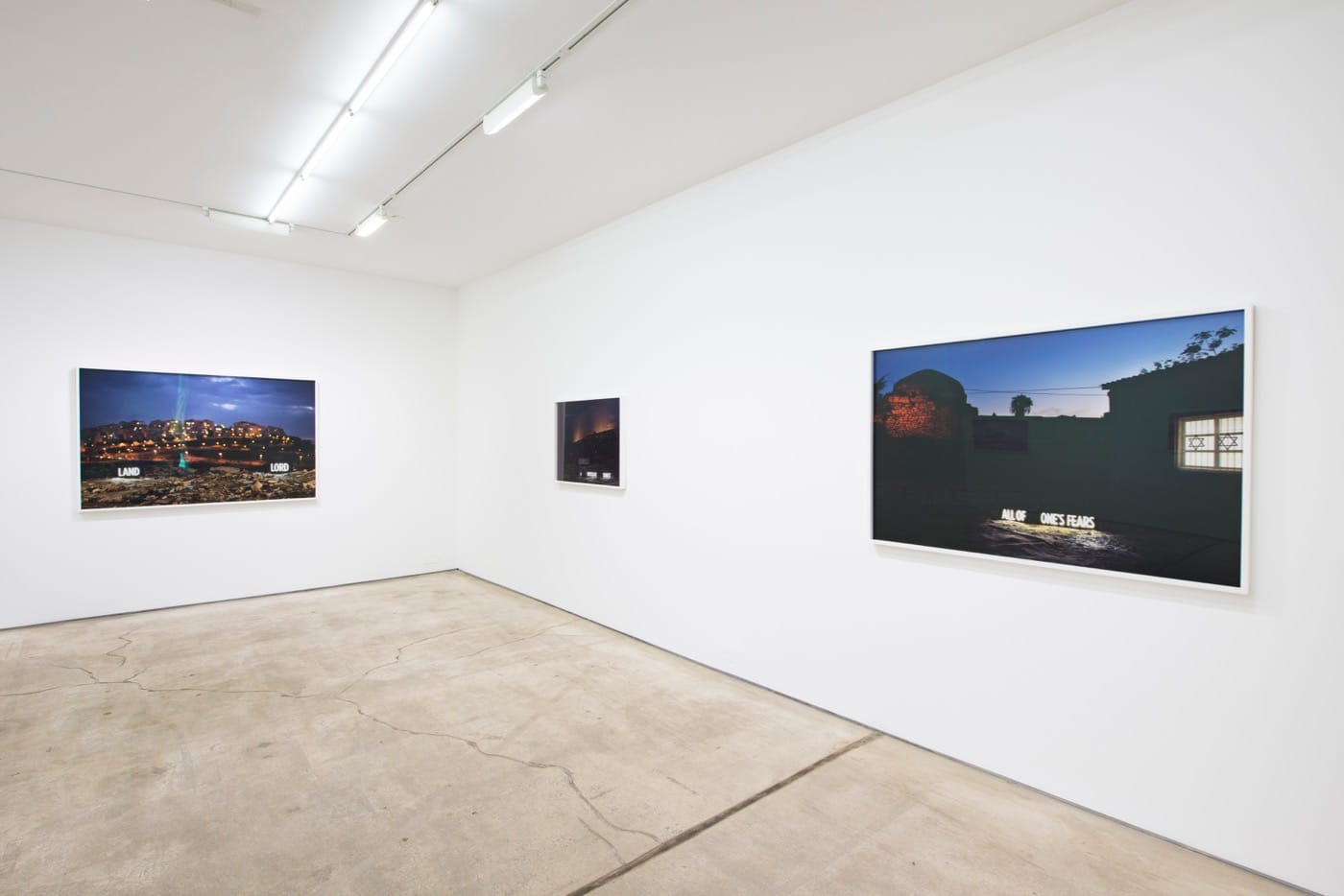 Shimon Attie, Facts on the Ground (2016) installation view. Courtesy of the artist and Jack Shainman Gallery