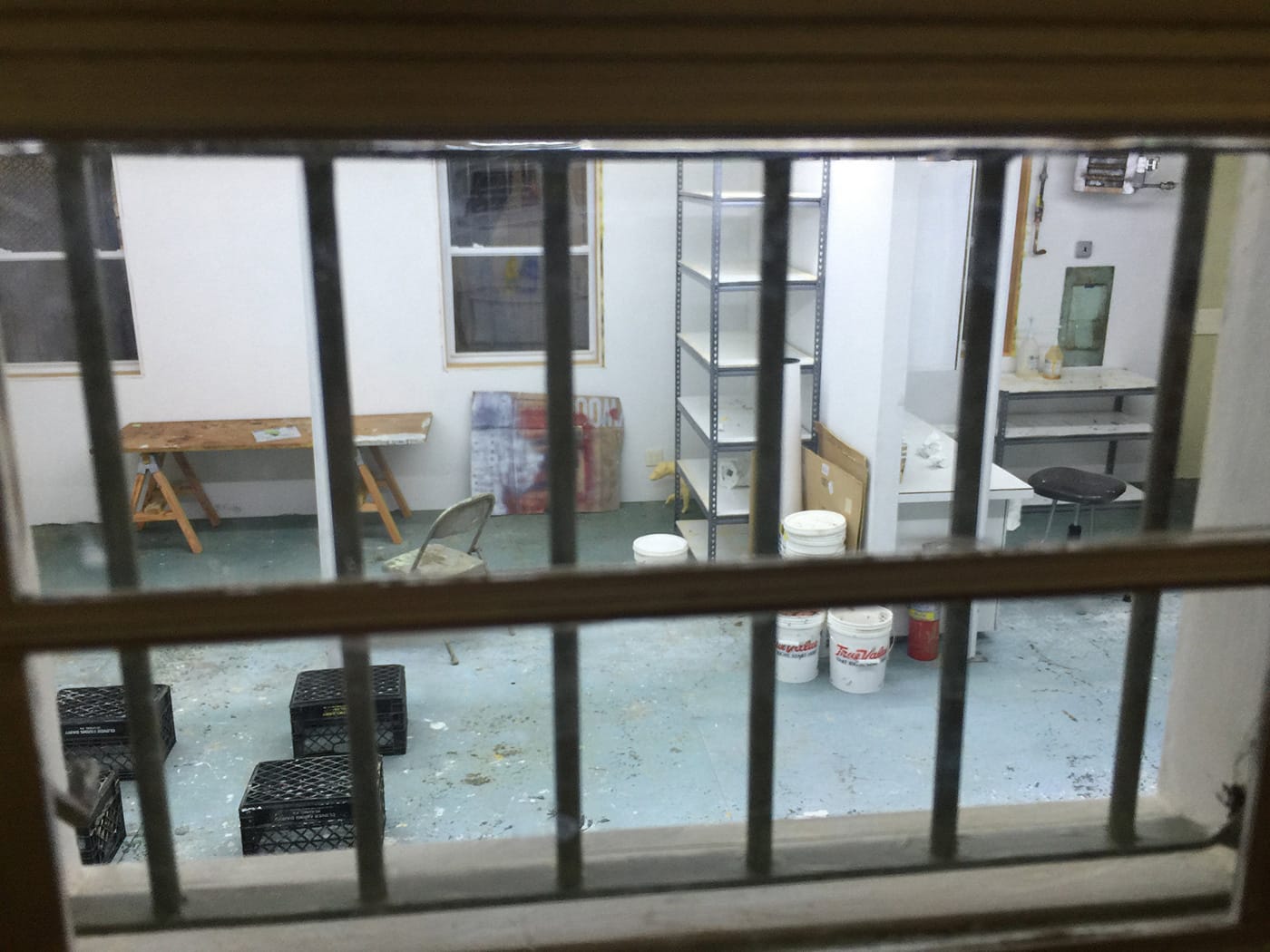 Interior of Brian Caverly, "Studio Abandon" (2011-16)