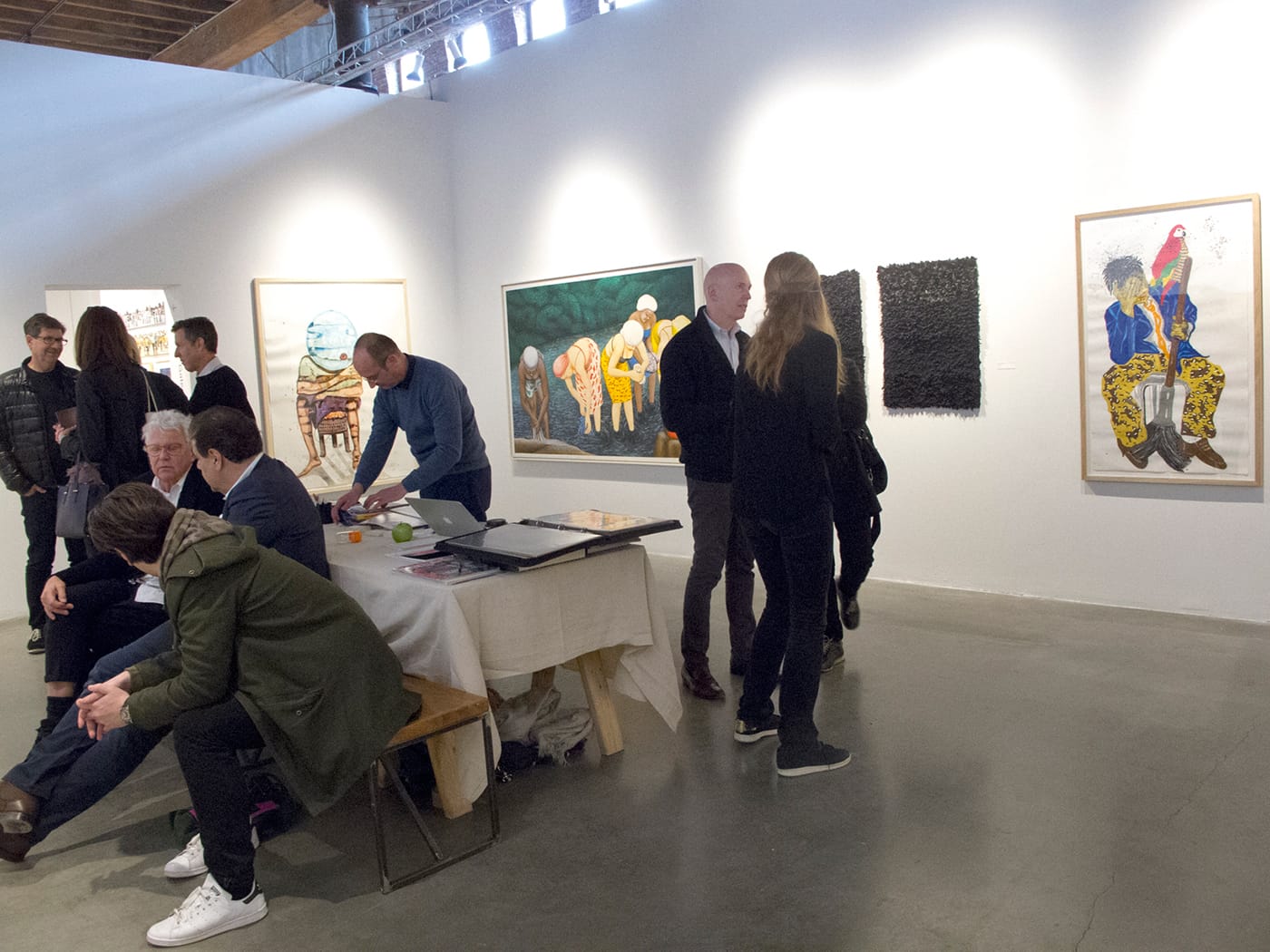 The 2016 edition of 1:54 Contemporary African Art Fair at Pioneer Works (photo by the author for Hyperallergic) (click to enlarge)