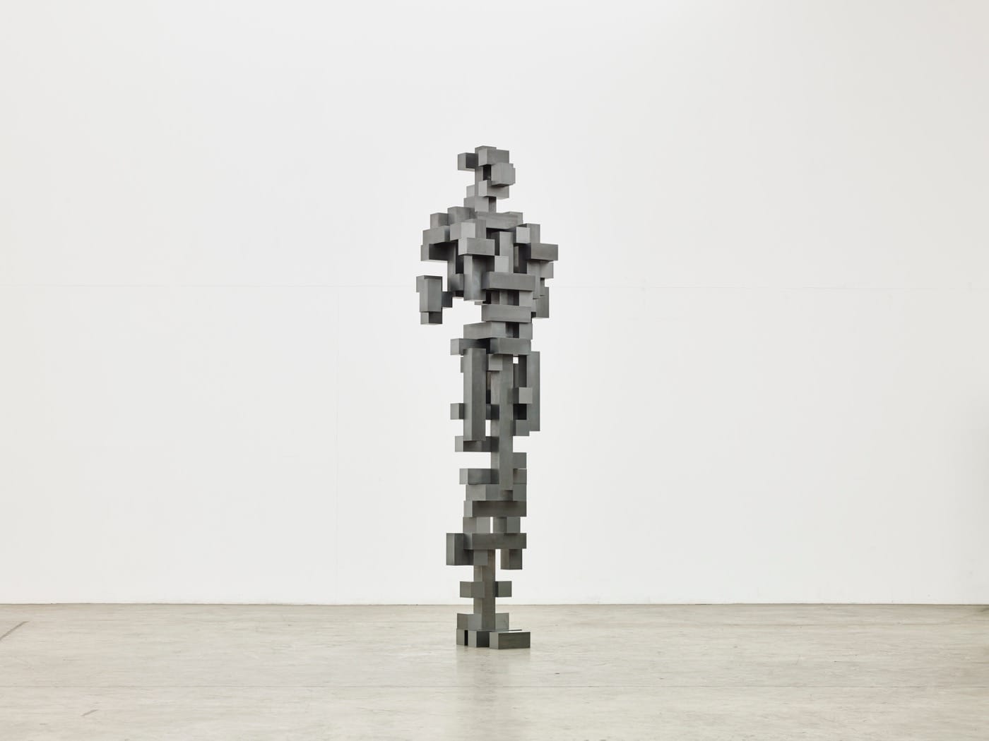 Installation view of&nbsp;Antony Gormley's Construct at Sean Kelly Gallery, "Big Pluck (2016). All Photographs : Jason Wyche, courtesy: Sean Kelly, New York
