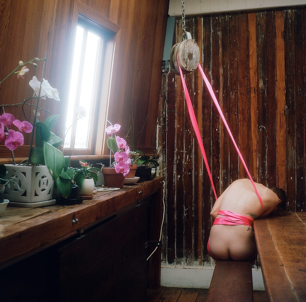 Renee, "The brightness where I am bound" (2016), unique analog c-­print, 20 x 20 in