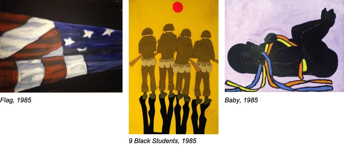 Paintings by Olayami Dabls (via facebook)