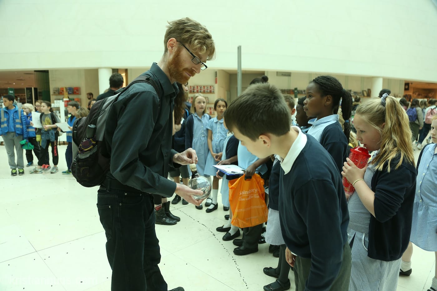 Disobedient artwork at BP Sunken Cities launch. Photo by Kristian Buus. i