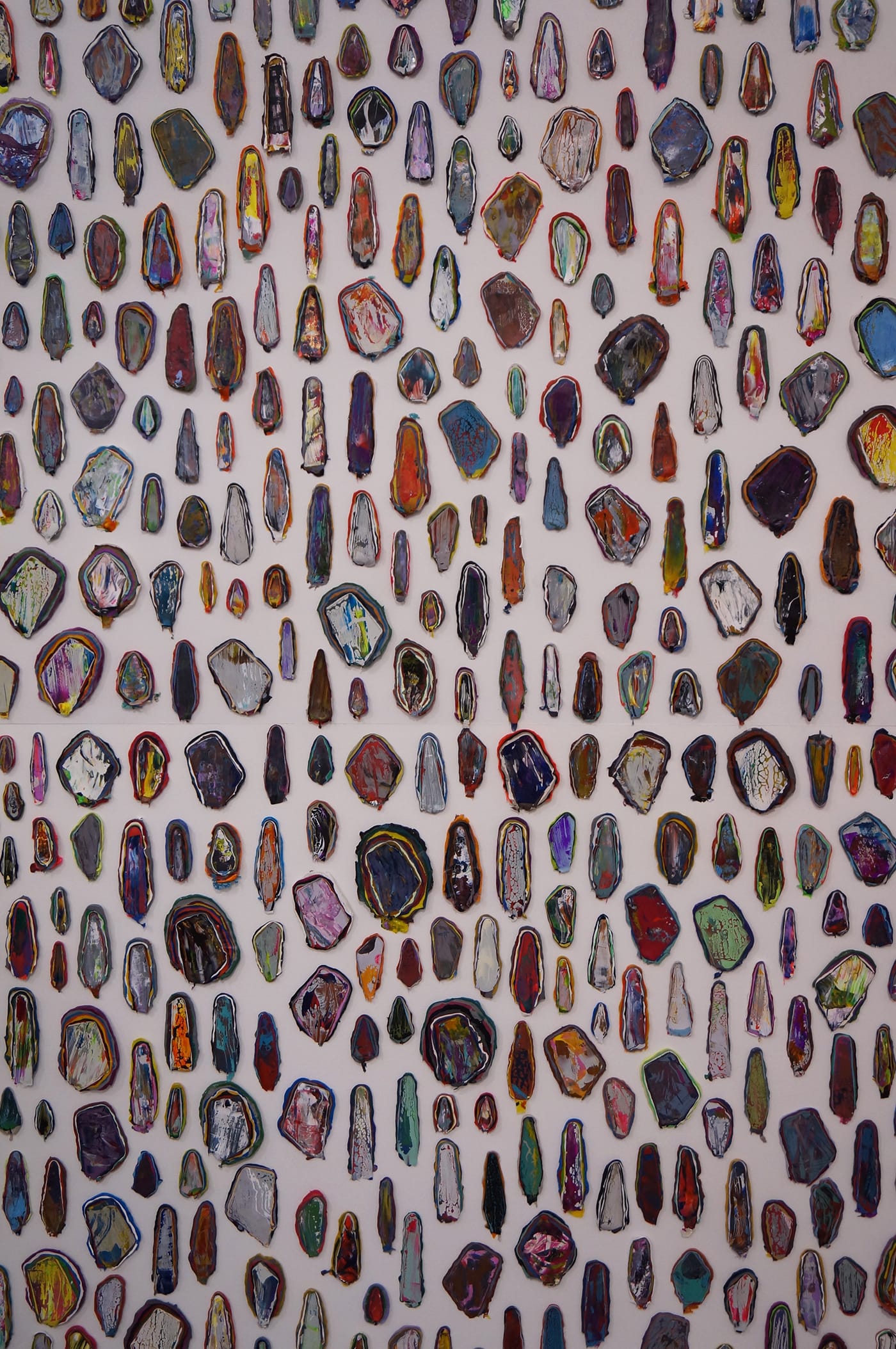 Jacin Giordano, "Arrow Heads #6" (2016) at Sultana's booth