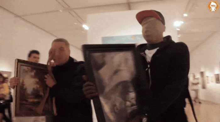 The heist at the National Portrait Gallery (all