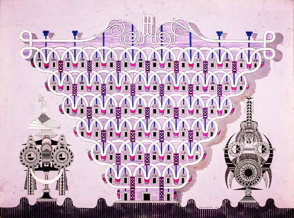 Work by Pedro Friedeberg (via riversideartmuseum.org)