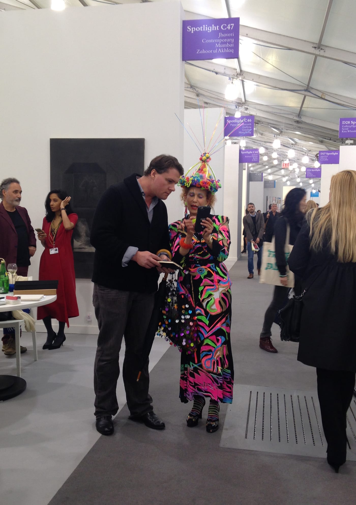 The best outfit at Frieze New York?