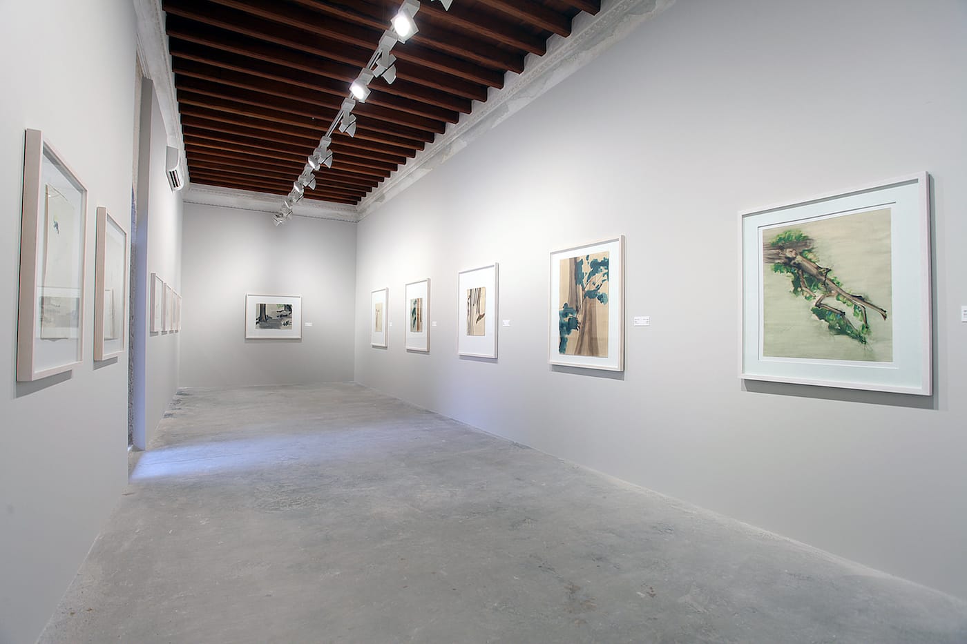 Installation view of 'Farideh Lashai' at Bait Al Serkal (image courtesy Sharjah Art Foundation)
