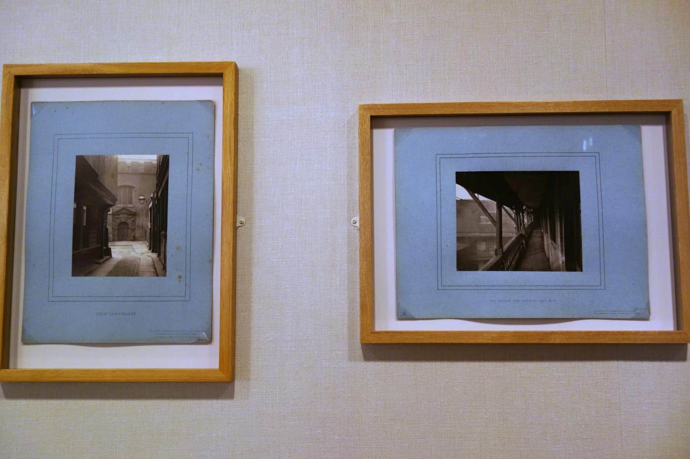 Installation view of 'London Relics' (photo by the author for Hyperallergic)