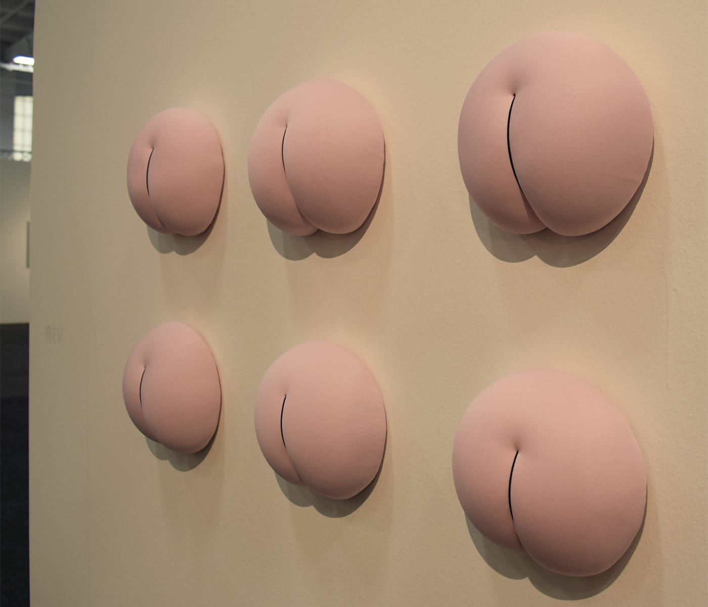 Works from MarieVic's 'Fair Trade' series in Stems Gallery's booth