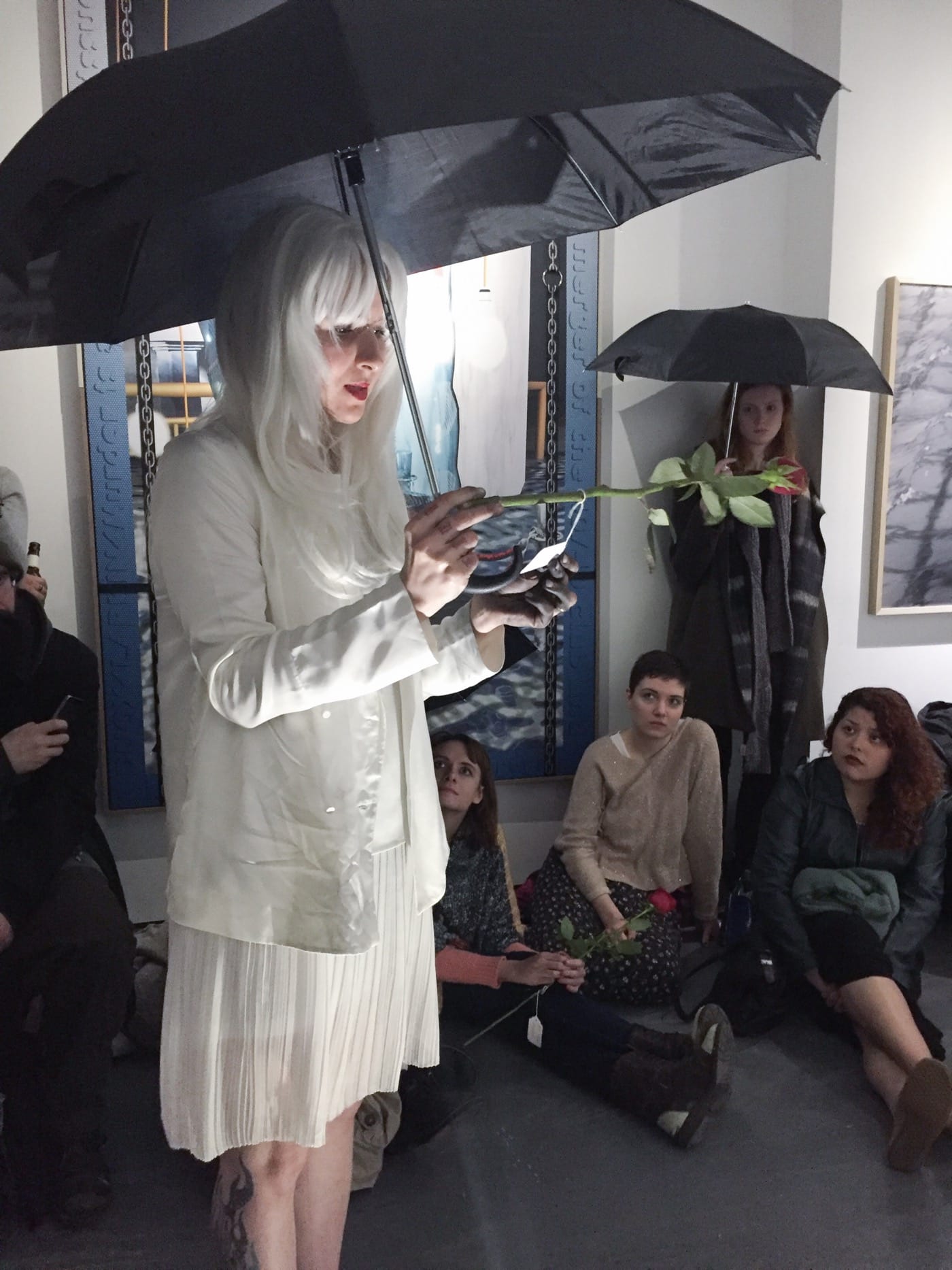 Sindy Butz laying our freedoms to rest. Photo by Ventiko