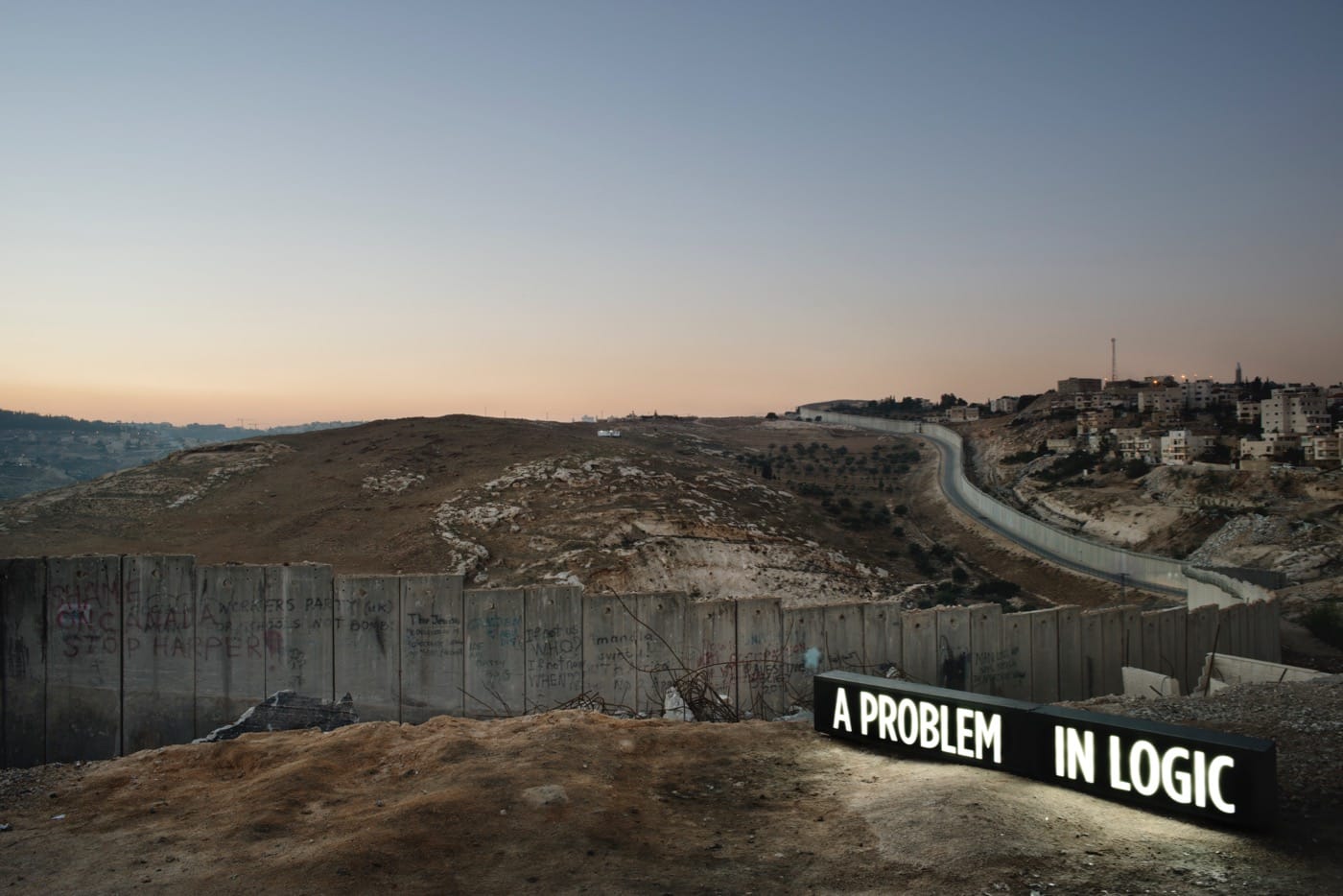 Shimon Attie, "A Problem in Logic" (2014) digital c-print. Courtesy of the artist and Jack Shainman Gallery, New York