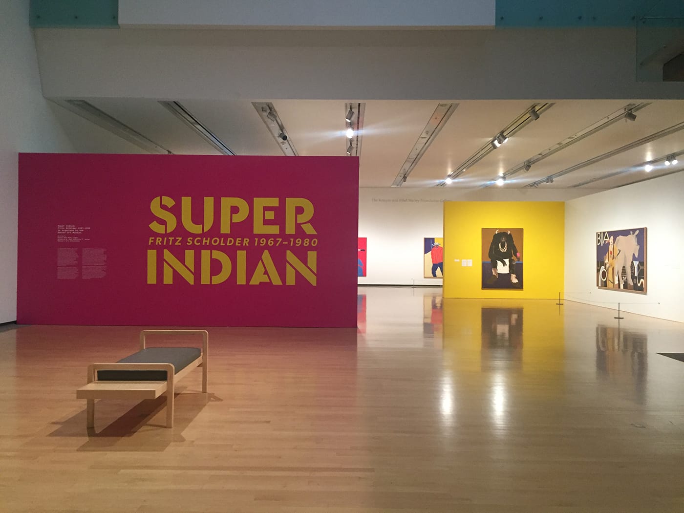 Installation view, 'Super Indian: Fritz Scholder, 1967–1980' at the Phoenix Art Museum (all photos by the author for Hyperallergic) (click to enlarge)