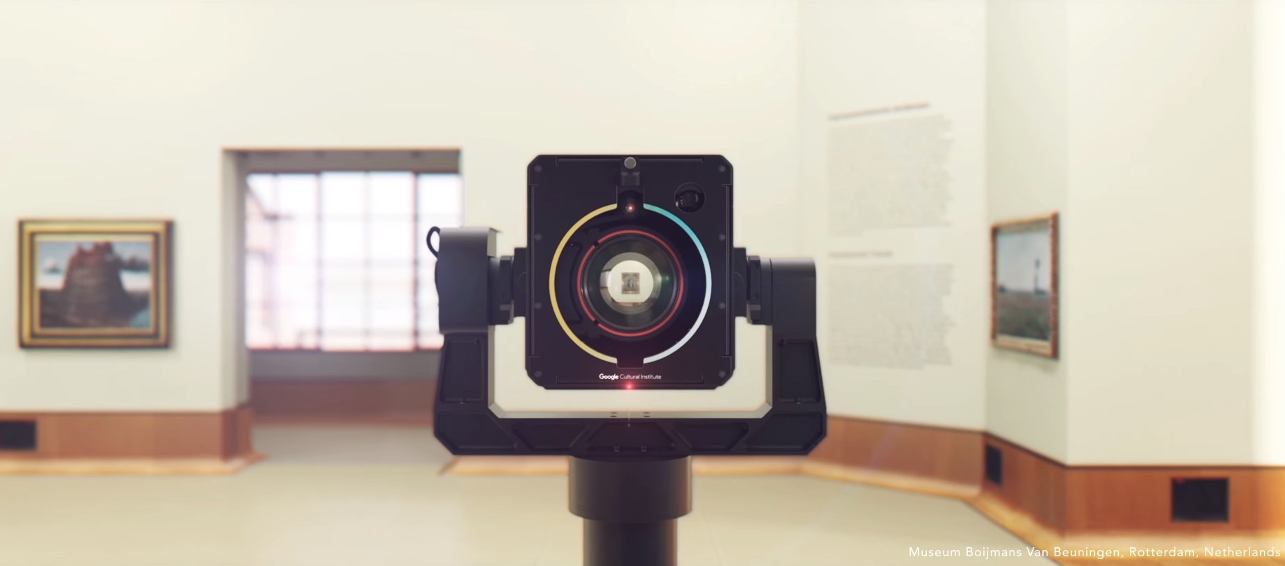 The Google Art Camera (screenshot via YouTube)