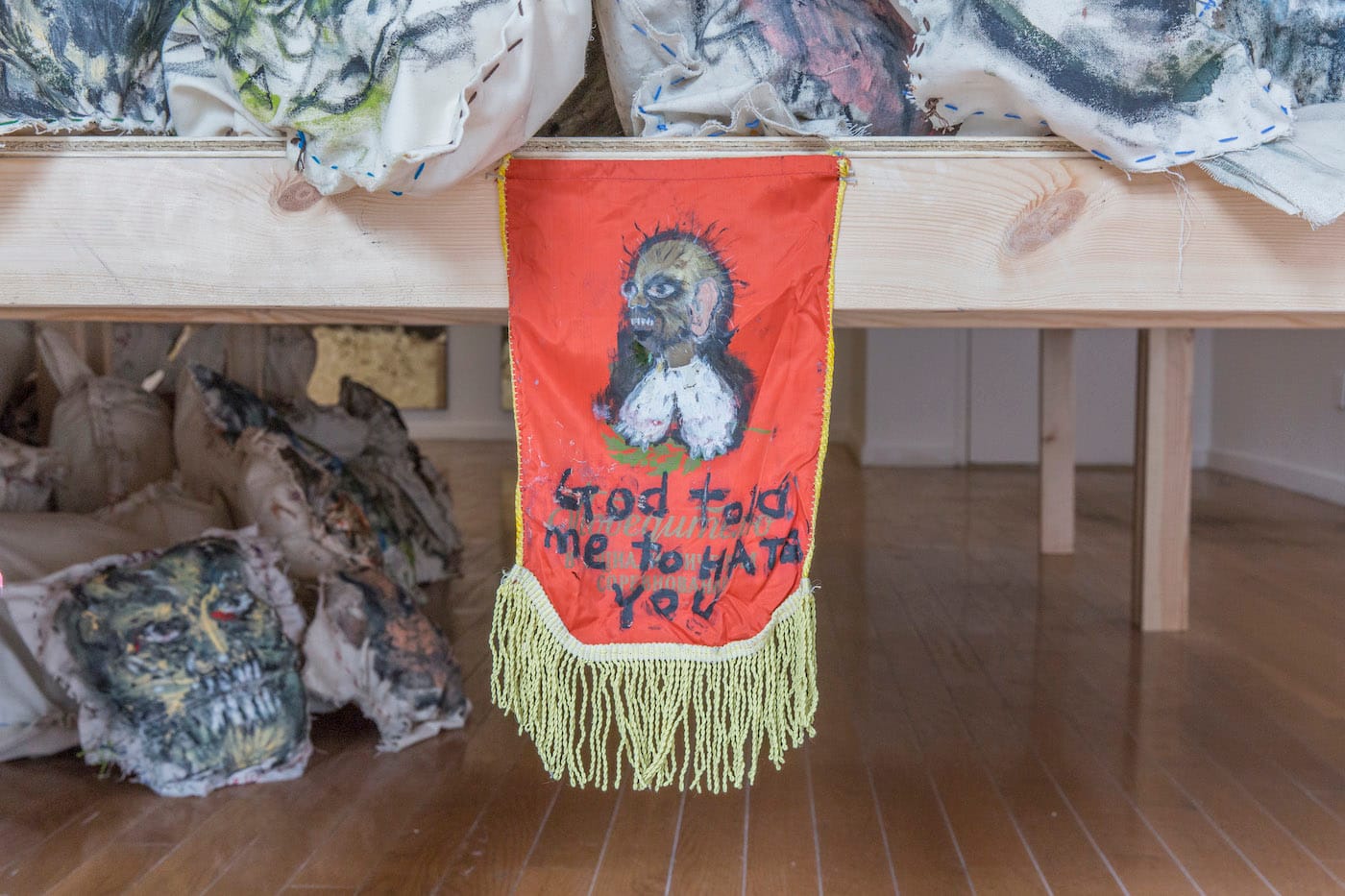 Detail of Hyon Gyon, "Headcount" (2016)