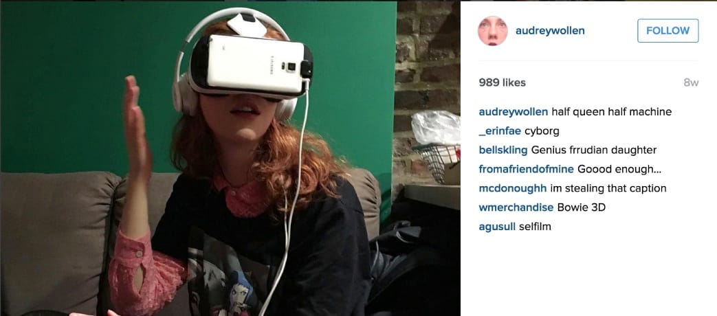 Audrey Wollen, instagram (via welcometolace.org)