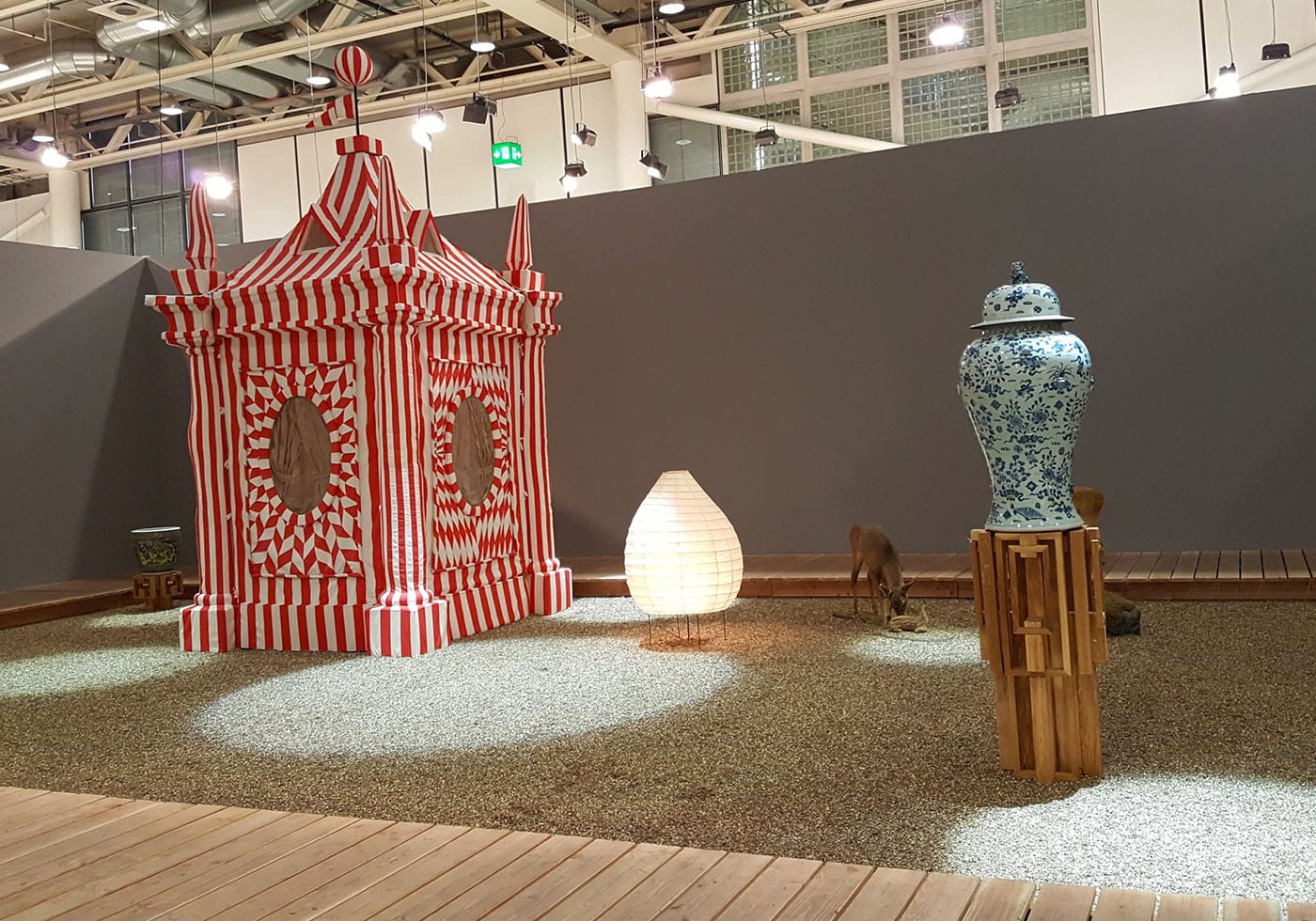 AA Bronson installation at Art Basel 2016, presented by Esther Schipper