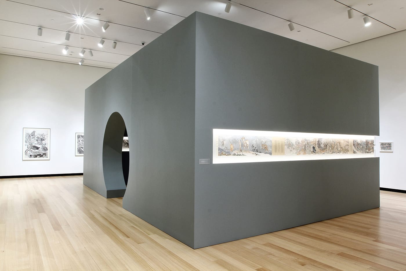 Installation view, 'Yun-Fei Ji: The Intimate Universe' at the Ruth and Elmer Wellin Museum of Art (photo by John Bentham, courtesy the Ruth and Elmer Wellin Museum of Art at Hamilton College) (click to enlarge)