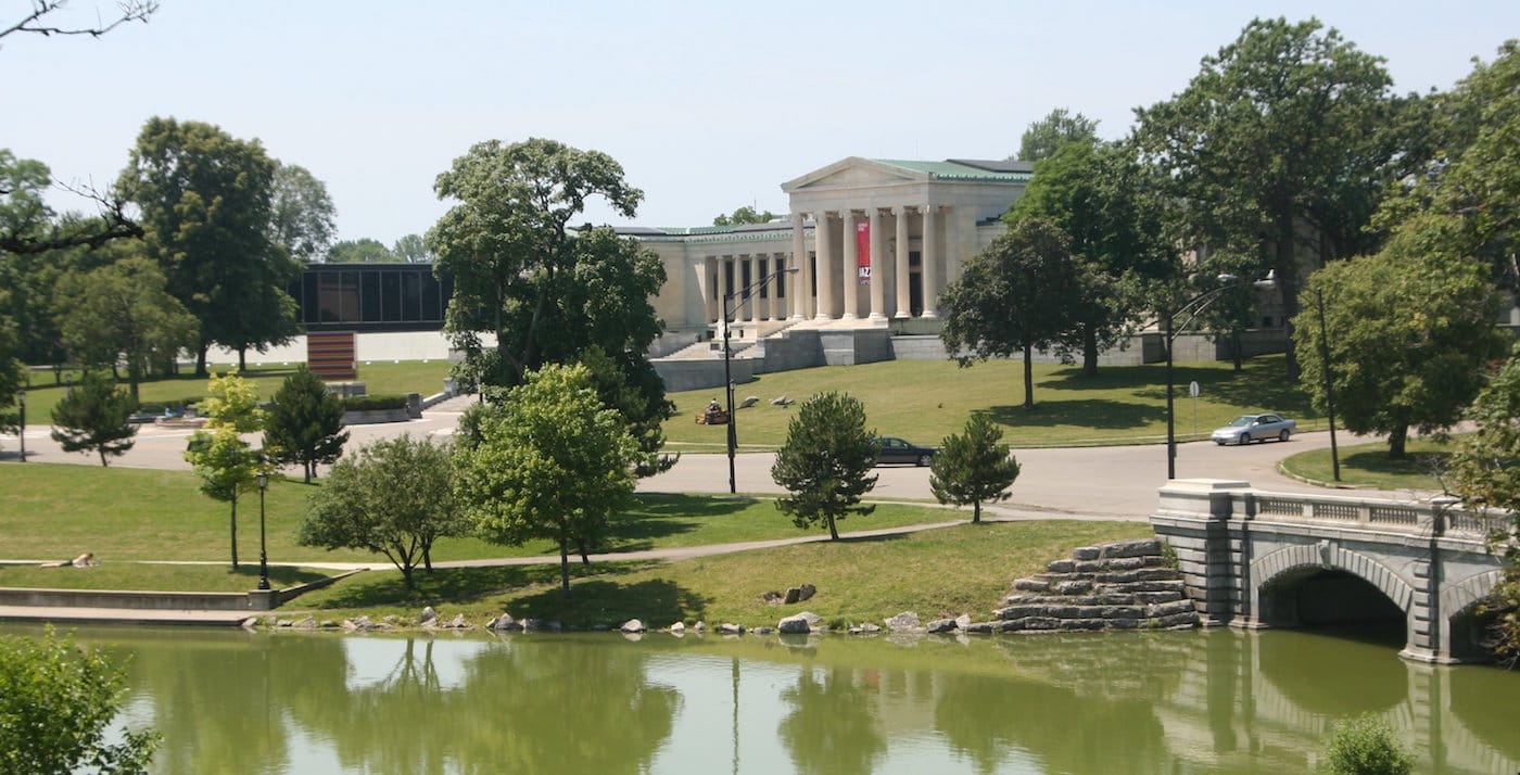 The Albright-Knox Art Gallery in Buffalo, New York (photo by Dave Pape, via Wikimedia Commons)