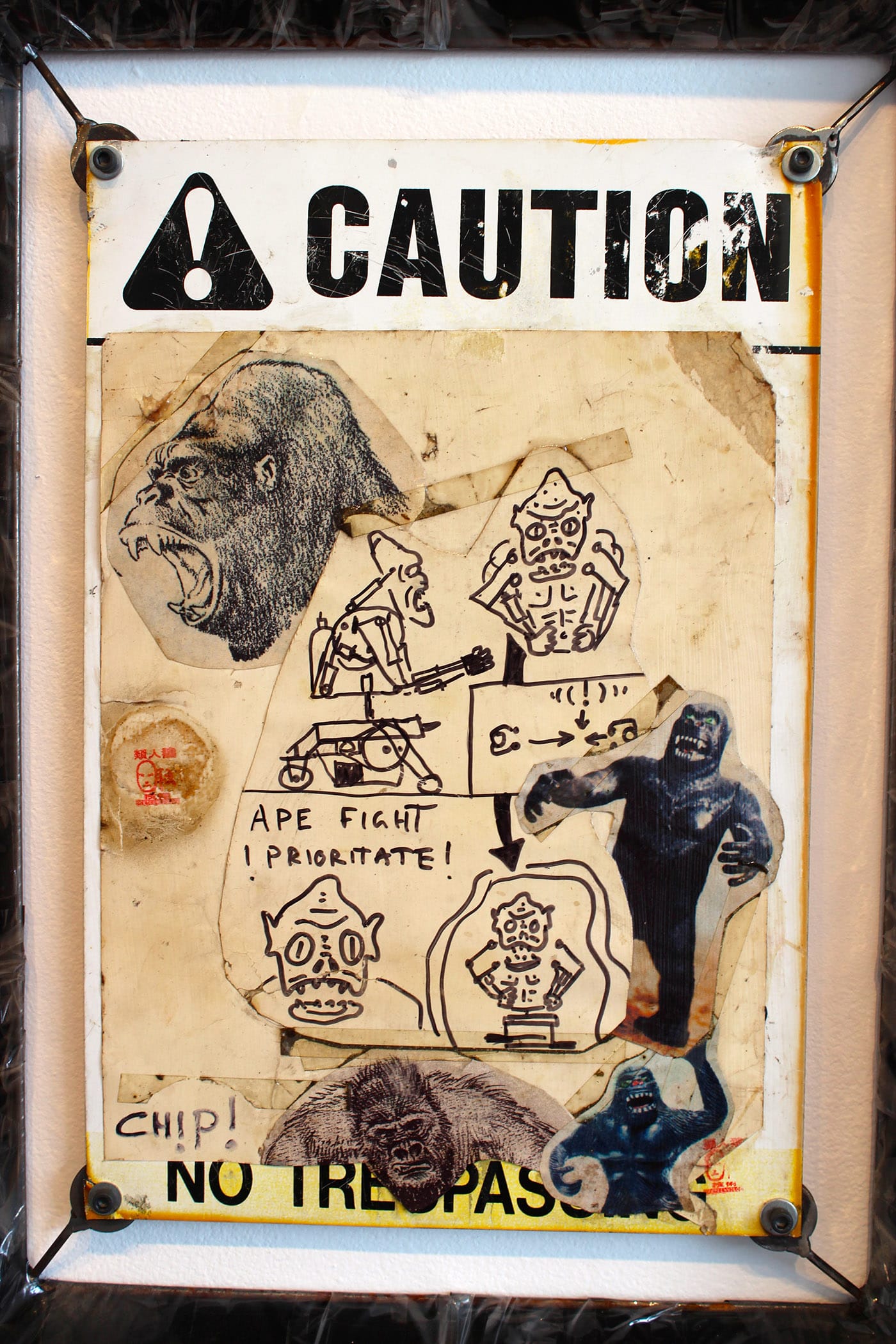 Some of Apetechnology's visual reference material; "There is no connection to 'Planet of the Apes,'" said Campbell.