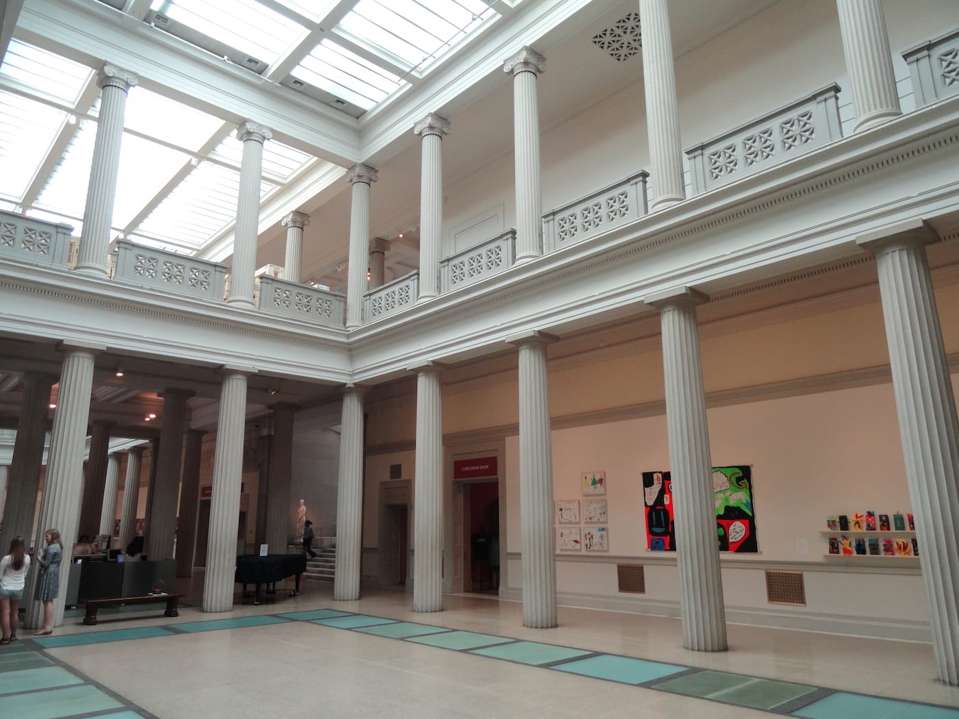 The interior of the Corcoran's Flagg Building (photo by Daderot, via Wikimedia Commons)