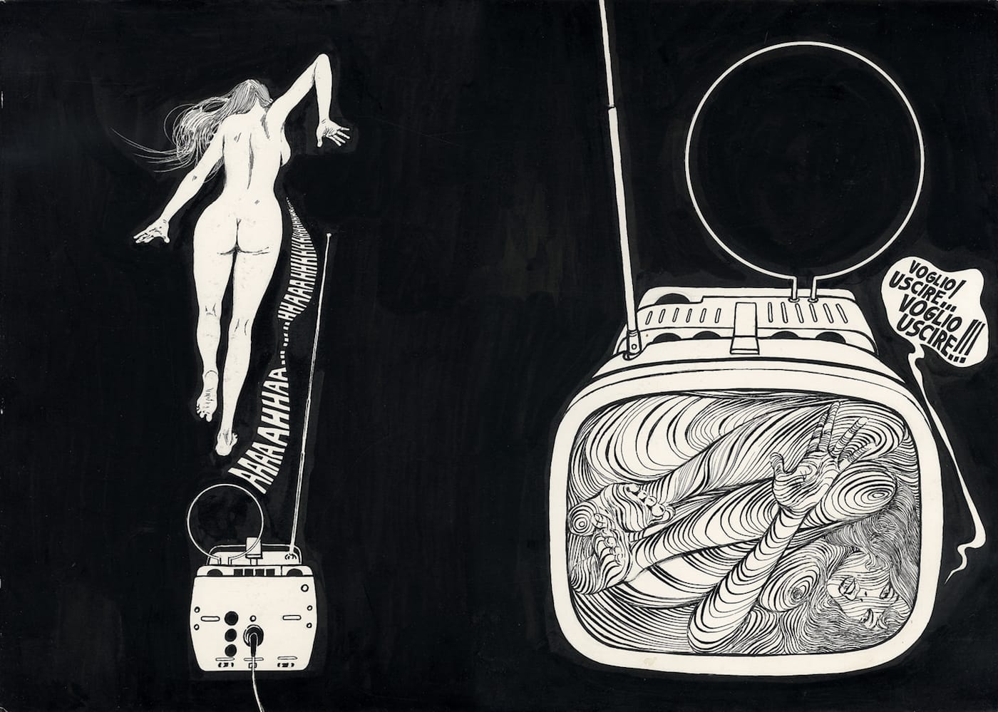 Excerpt from Anita, Una Storia Possibile, cover to first Italian edition, Milan, 1974