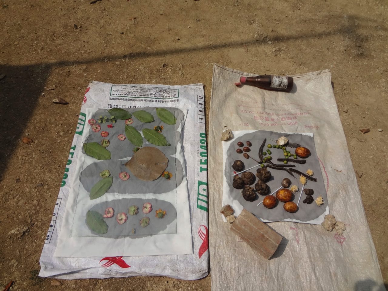 The printing process.