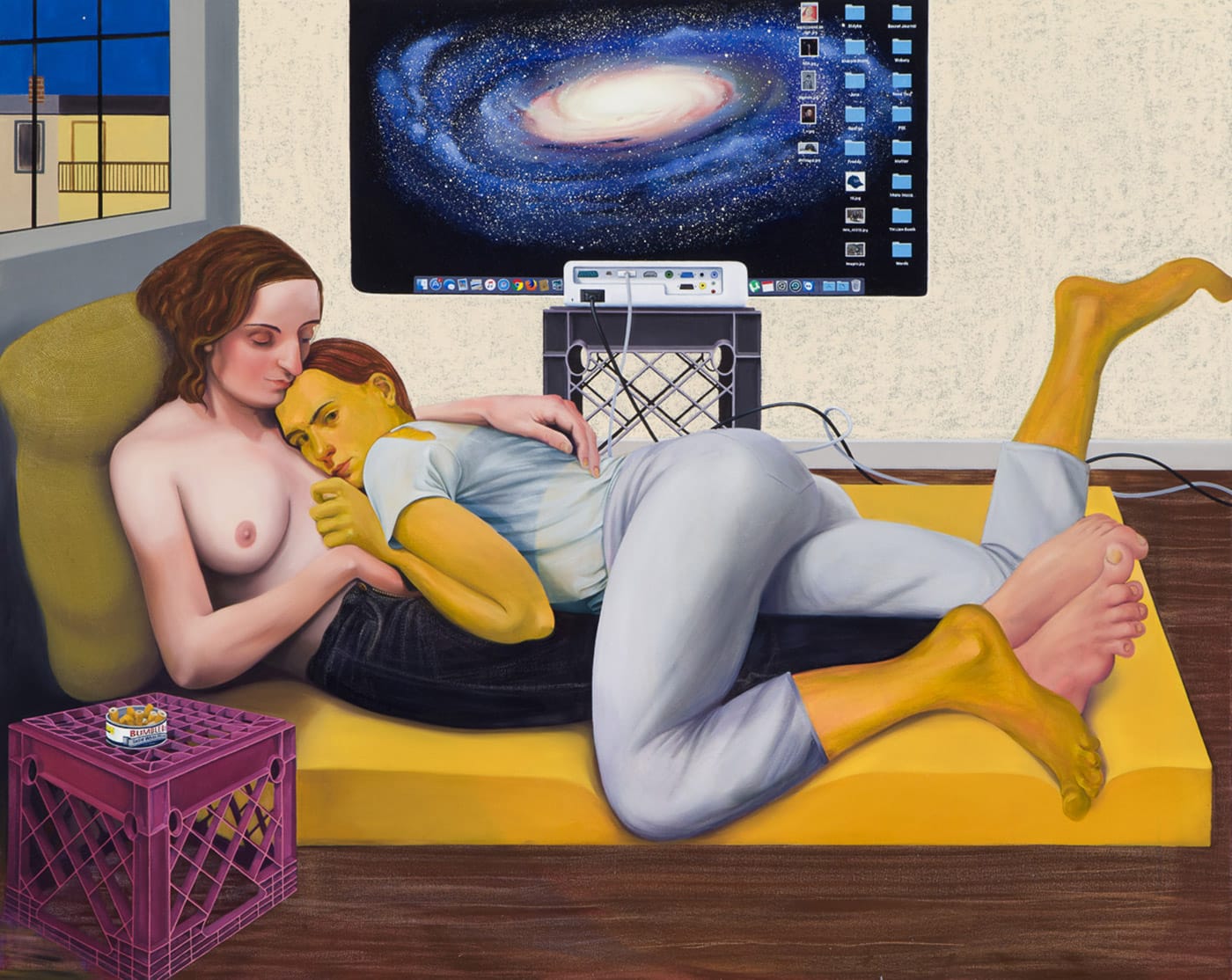 Nicole Eisenman, "Morning Studio" (2016), oil on canvas